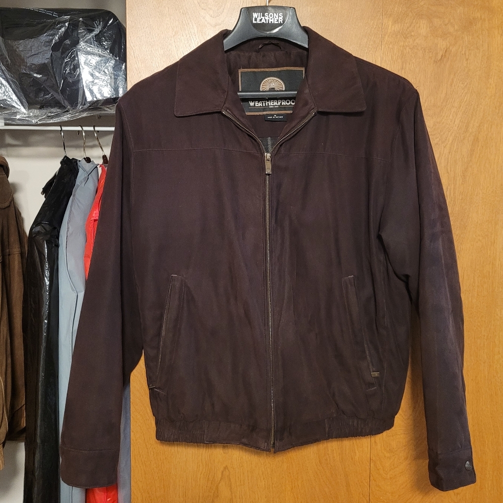 Weatherproof Men's Brown Jacket size med 100% Polyester